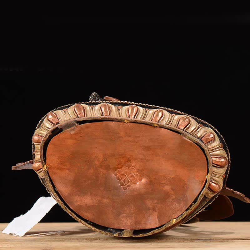 Statue décorative en cuivre de protection à quatre bras du Bodhisattva Chenrezig Avalokitesvara - image 13