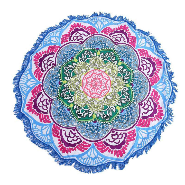 Tapis de décoration tibétain en Buddha Stones de Bouddha et mandala