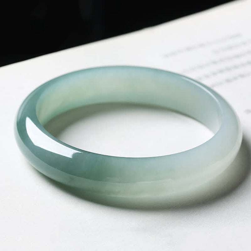 Bracelet jonc de guérison en jade et Buddha Stones - image 1