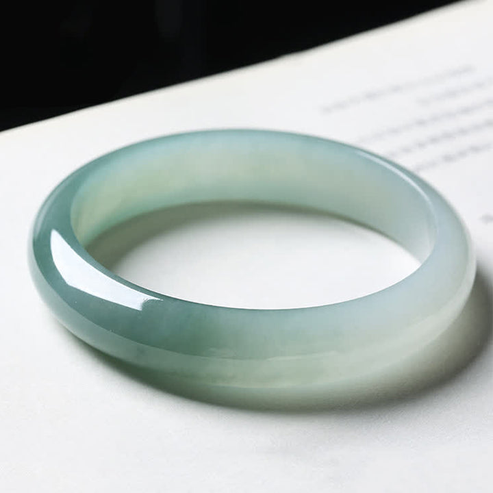 Bracelet jonc de guérison en jade et Buddha Stones - image 1