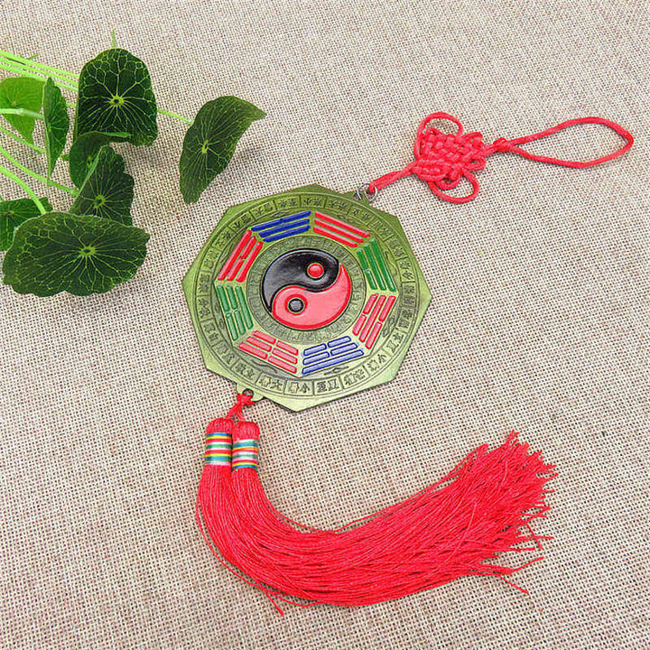 Carte Feng Shui Bagua Nœuds chinois Harmonie Carte énergétique Miroir
