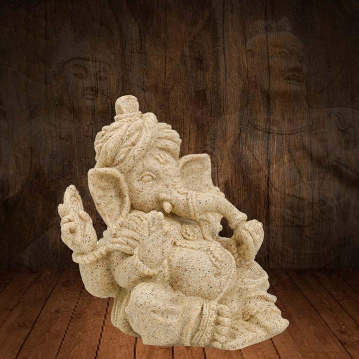 Statue d'éléphant Ganesh Ganpati Bénédiction Protection Décoration de la maison