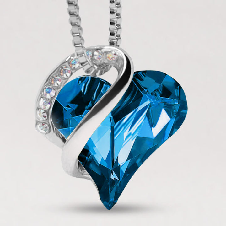 Collier pendentif énergie de guérison pierre de naissance coeur amour Buddha Stones - 09a-Septembre-Bermudes Bleu Saphir - image 28