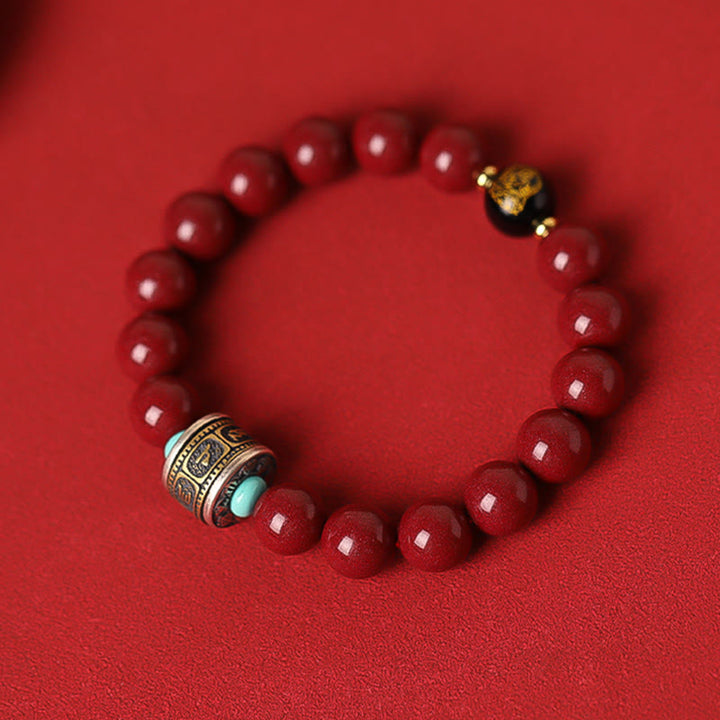 Buddha Stones en argent sterling 925 avec pierres de Bouddha et signe du zodiaque chinois, Bouddha natal, cinabre, Om Mani Padme Hum, calme