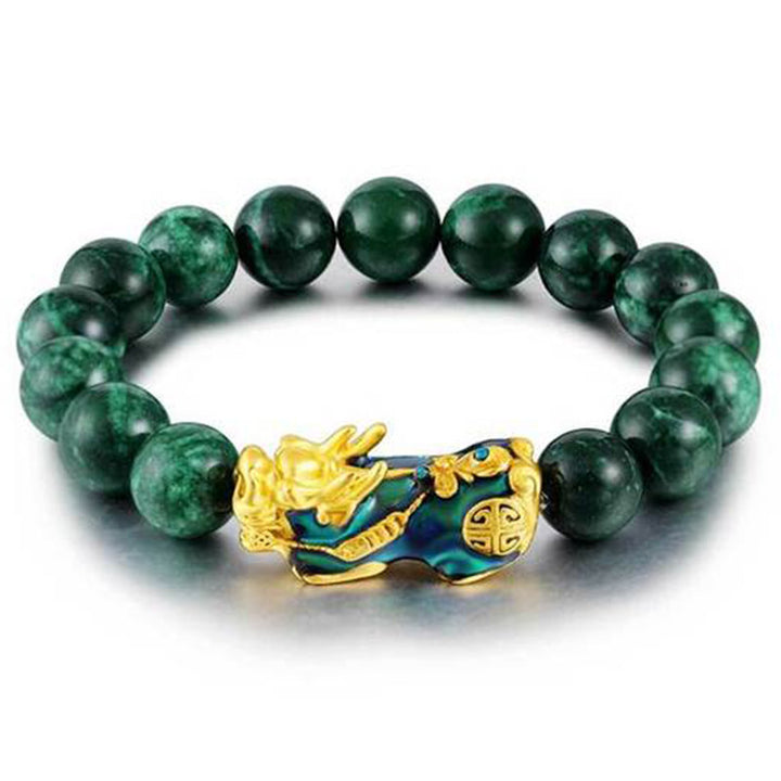 Bracelet de protection en jade FengShui PiXiu Buddha Stones