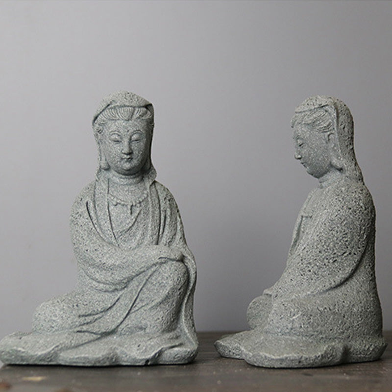 Buddha Stones Statue d'Avalokitesvara Bénédiction Décoration de la maison - image 13