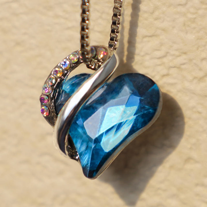 Collier pendentif énergie de guérison pierre de naissance coeur amour Buddha Stones