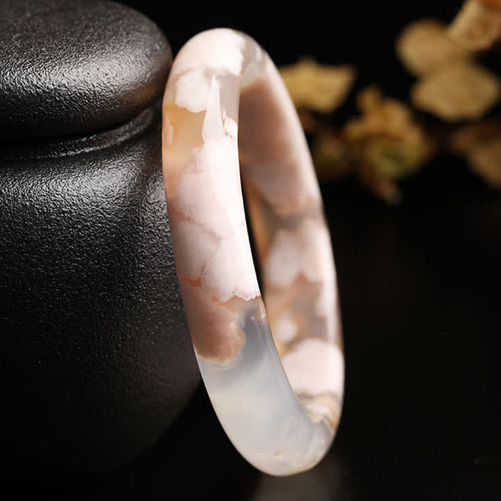 Bracelet de paix en agate Sakura naturelle