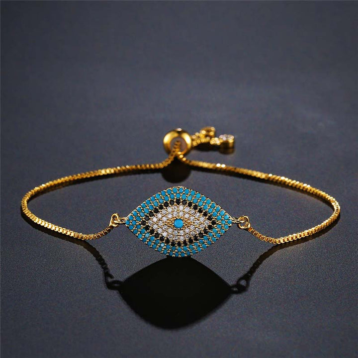 Bracelet de guérison et de protection contre le mauvais œil en Buddha Stones