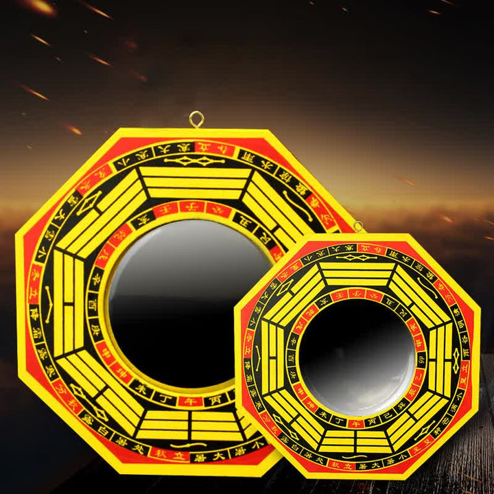 Miroir Feng Shui Bagua pour équilibrer l'énergie du salon