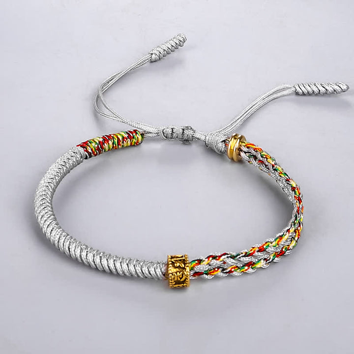 Bracelet de protection et de chance en Buddha Stones Om Mani Padme Hum