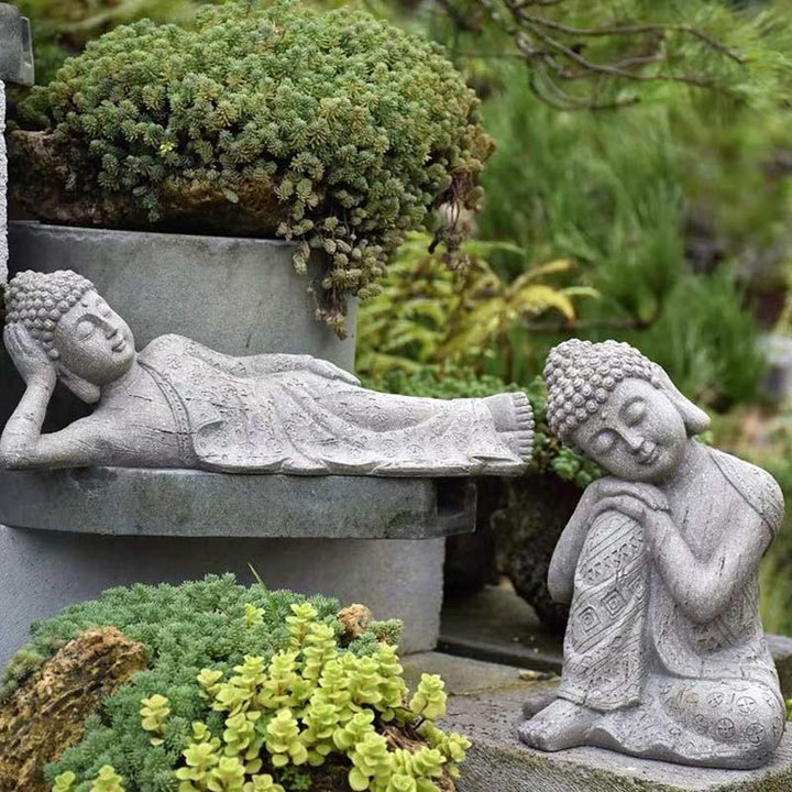 Buddha Stones Méditation tibétaine Bouddha Bénédiction Compassion Sérénité Décoration de la maison - image 1