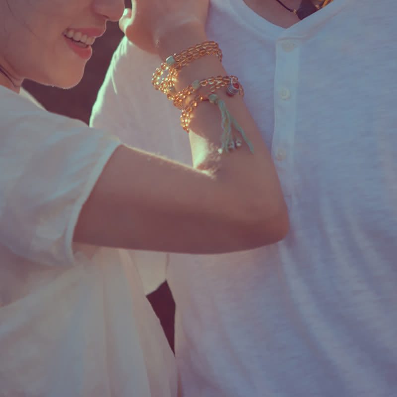 Bracelet Mala 108 Buddha Stones, citrine, bois de santal, turquoise, protection et prospérité - image 10