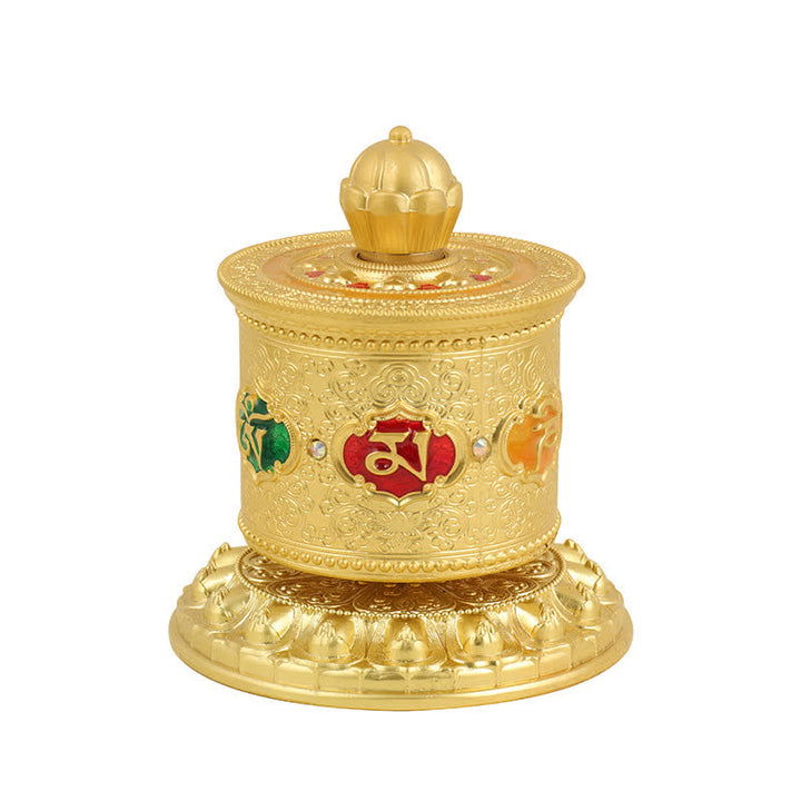 Roue de prière tibétaine en Buddha Stones pour décoration de voiture
