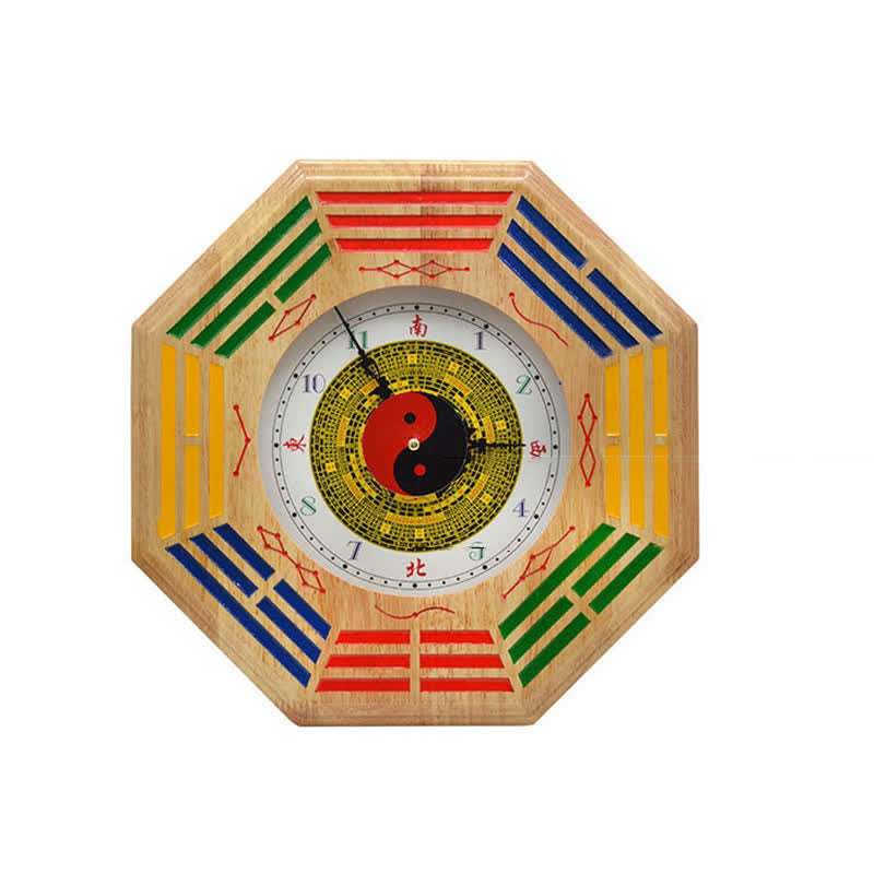 Horloge murale Feng Shui Bagua Map Balance Energy Map