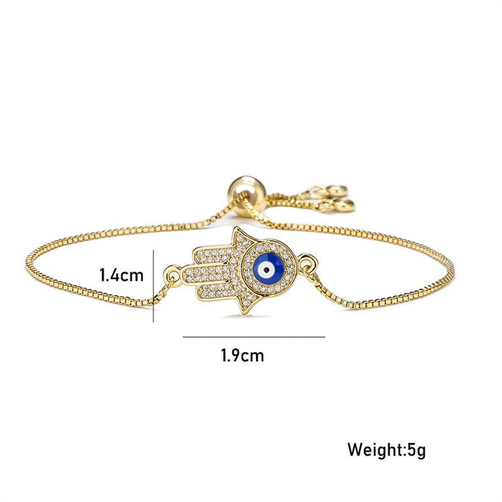 Bracelet de courage et de protection contre le mauvais œil Buddha Stones