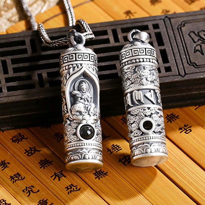 Collier avec pendentif de prospérité et projection de Bouddha du zodiaque chinois - image 13