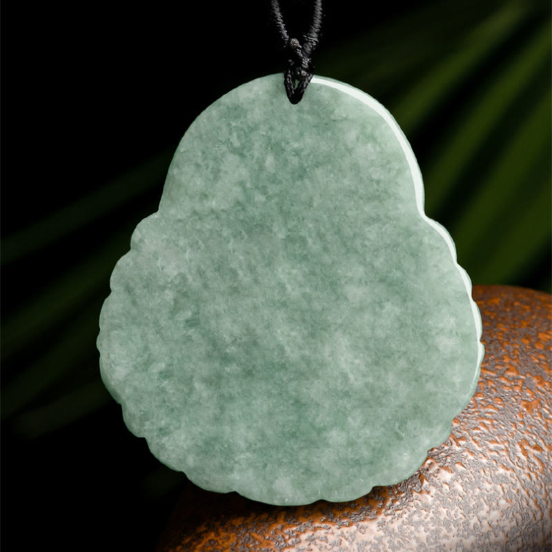 Collier pendentif en jade naturel et cuivre Bouddha rieur Buddha Stones de Bouddha - image 7