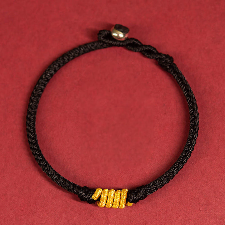 Bracelet tressé en corde avec nœud King Kong fabriqué à la main par Buddha Stones