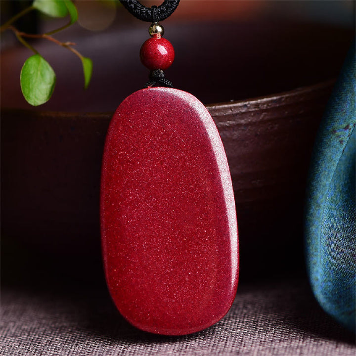 Collier pendentif en Buddha Stones rieur Yin Yang zodiaque chinois gourde cinabre naturel bénédiction - image 4