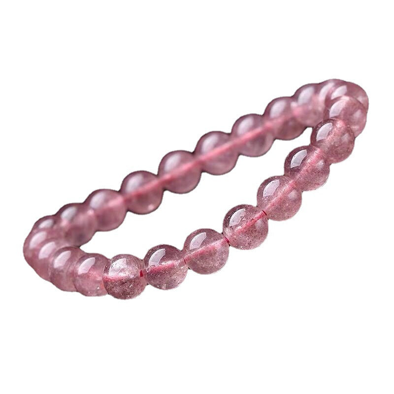 Bracelet d'amour et de bienveillance en quartz rose naturel Buddha Stones