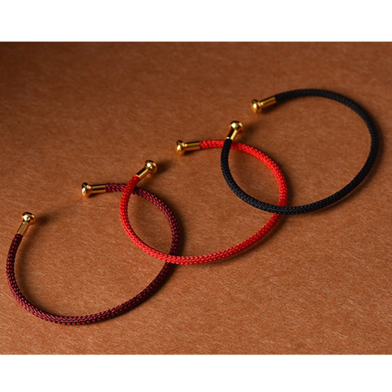 Bracelet manchette tressé fait main avec Buddha Stones au design simple - image 13