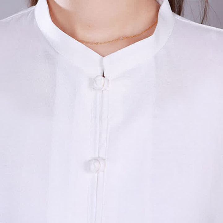 Ensemble de vêtements unisexe en coton et lin avec Buddha Stones , Tai Chi, Qigong, méditation, prière, pratique spirituelle zen - image 4