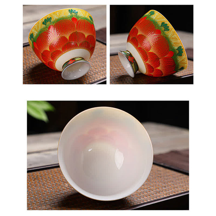 Tasse à thé en céramique Buddha Stones Lotus 100 ml