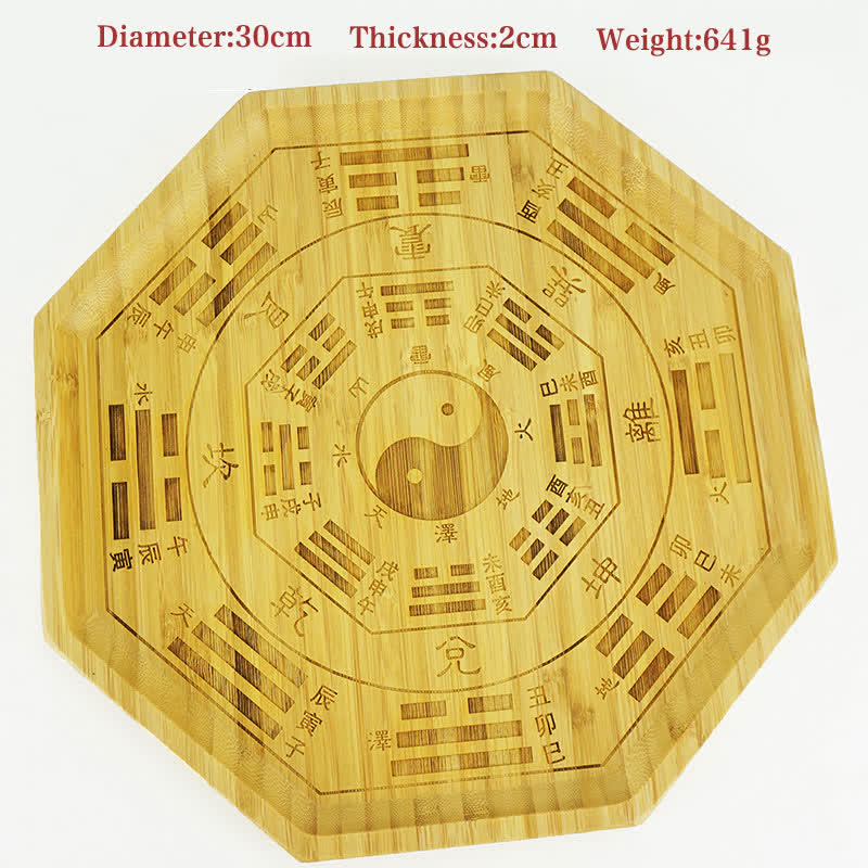 Carte Feng Shui Bambou Bagua Carte Harmonie Énergie - Carte Bagua 30 cm - image 38