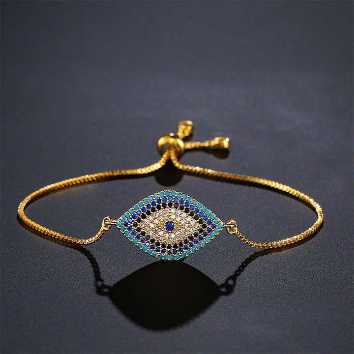 Bracelet de guérison et de protection contre le mauvais œil en Buddha Stones