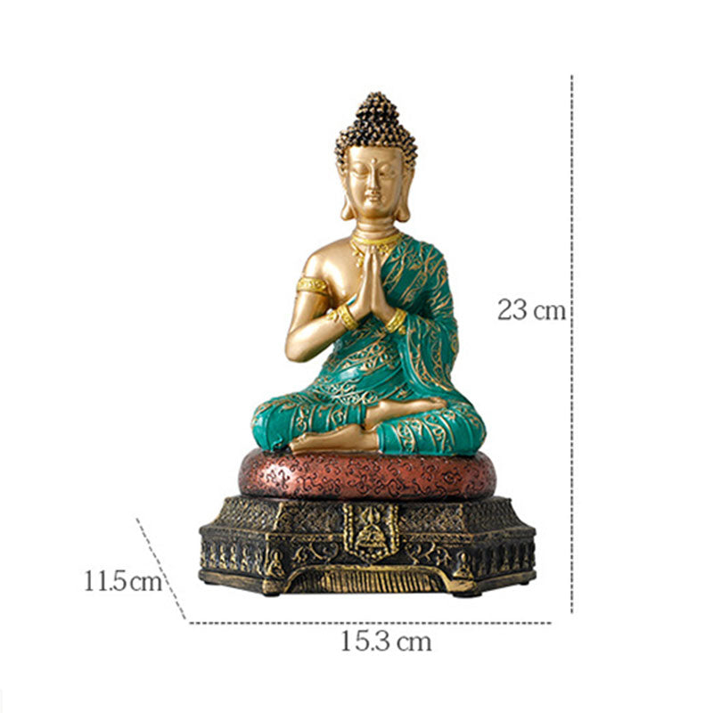 Buddha Stones Statue de Bouddha de la Compassion en Résine Décoration - image 11