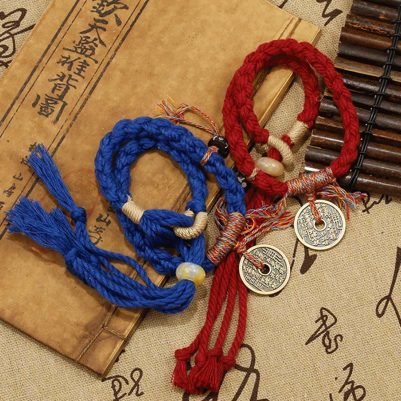 Buddha Stones Fantômes de la montagne Dépensez de l'argent Éloignez les mauvais esprits Bracelet fait main