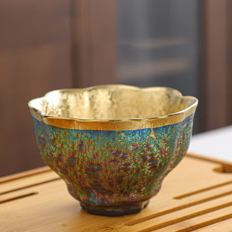 Tasses à thé en céramique colorées Buddha Stones