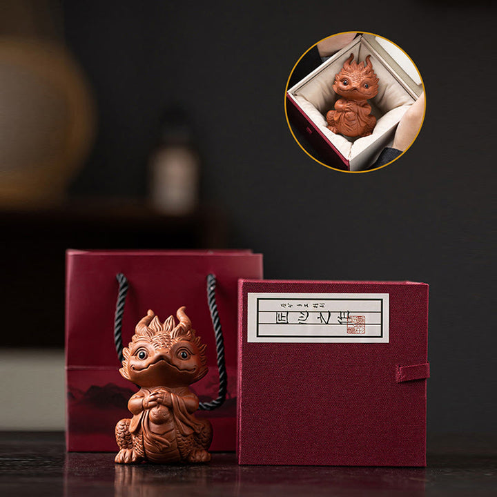 Figurine en argile violette Buddha Stones bonheur et une richesse - image 24