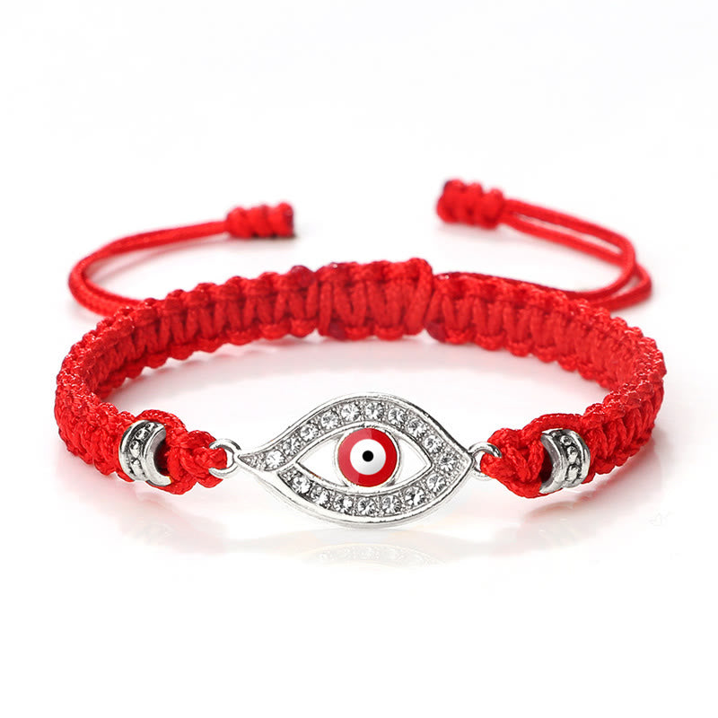Bracelet en corde avec Buddha Stones pour éloigner le mauvais œil et les mauvais esprits