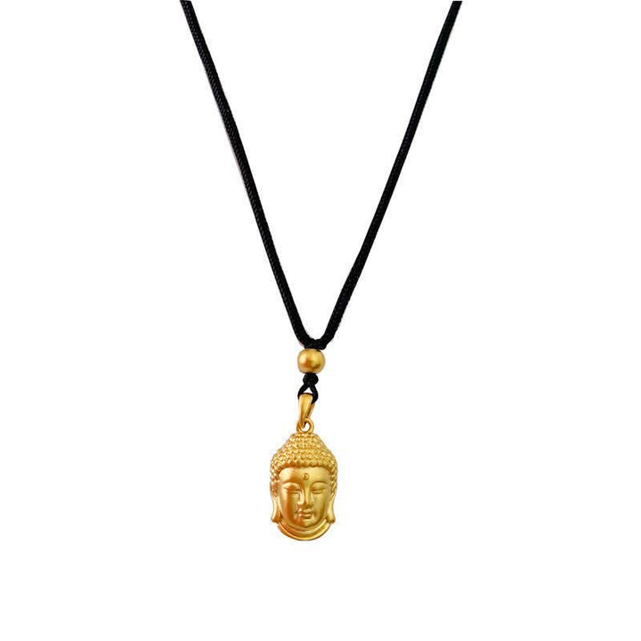 Collier pendentif en cuivre et or représentant un Bouddha - image 11