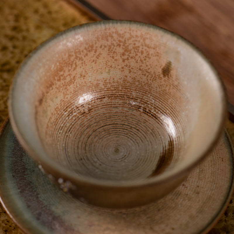 Buddha Stones Jingdezhen peintes à la main en porcelaine au four Ru Hanfu Girl Flower Ceramic Gaiwan Sancai Teacup Kung Fu Tea Cup And Saucer With Lid