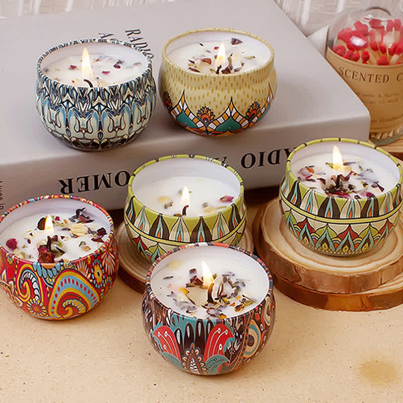 Bougie parfumée à la cire de soja au thé blanc, fleur de gingembre, lavande et gardénia, cadeau pour la famille et les amis - image 10