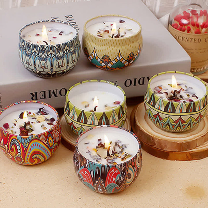 Bougie parfumée à la cire de soja au thé blanc, fleur de gingembre, lavande et gardénia, cadeau pour la famille et les amis - image 10