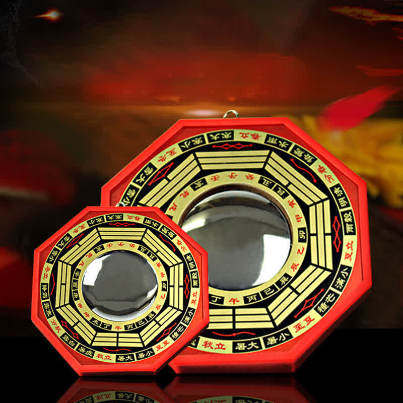 Miroir Feng Shui Bagua pour équilibrer l'énergie du salon