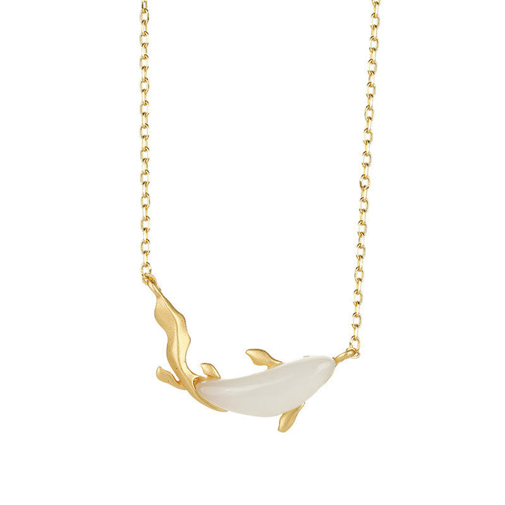 Collier pendentif porte-bonheur en argent sterling 925 et jade blanc avec Buddha Stones - image 18