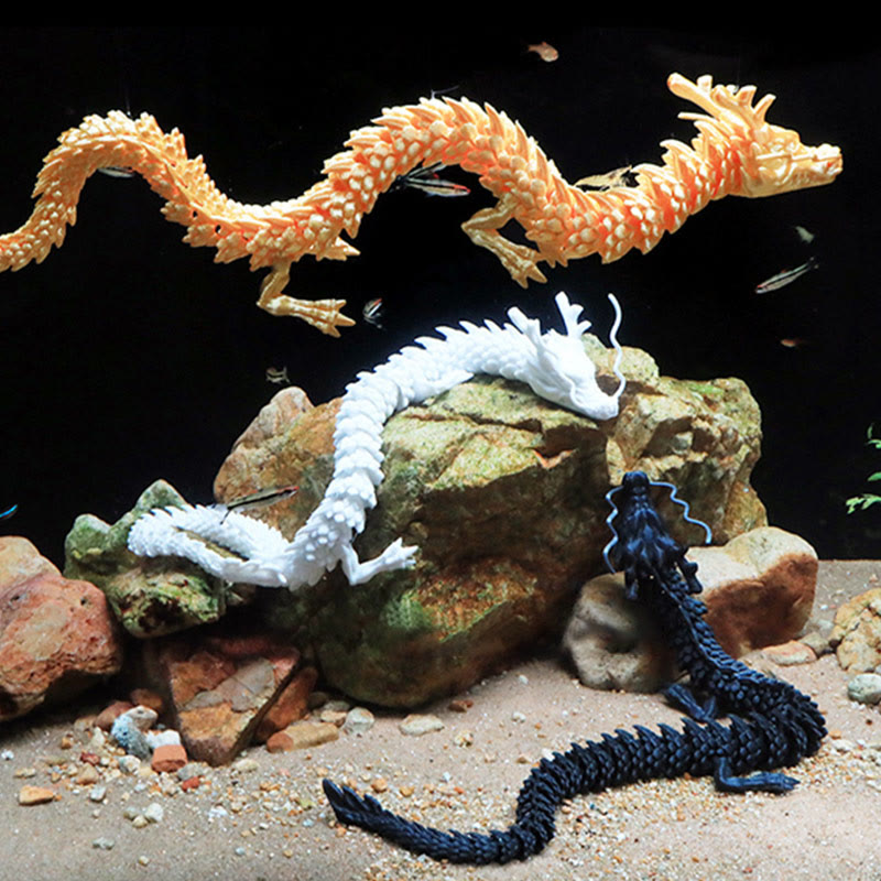Buddha Stones Dragon lumineux Feng Shui imprimé en 3D pour décoration de la maison