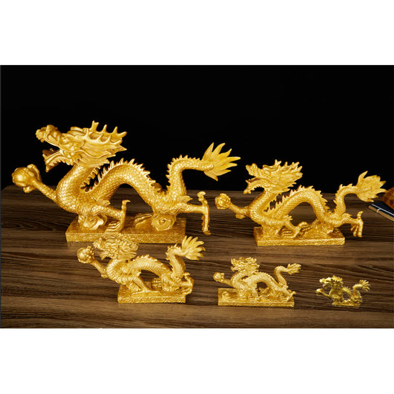Buddha Stones Feng Shui Dragon Nuage de Bon augure Richesse Chance Décoration
