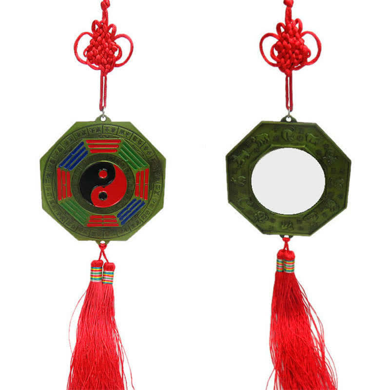 Carte Feng Shui Bagua Nœuds chinois Harmonie Carte énergétique Miroir