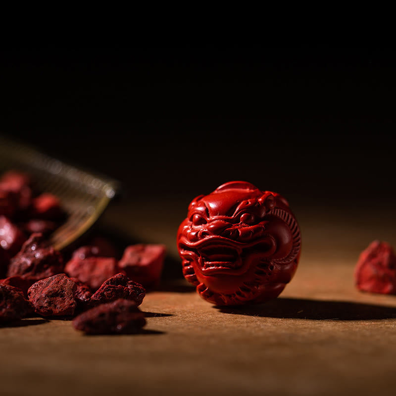 Buddha Stones Tibet Om Mani Padme Hum PiXiu Pièce de cuivre Petite feuille Bois de santal rouge Cinabre Protection Porte-clés