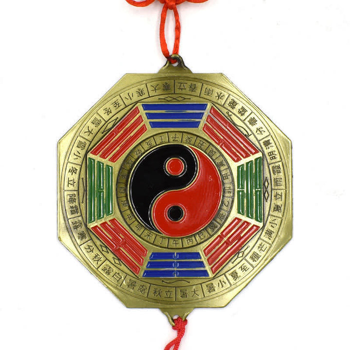 Carte Feng Shui Bagua Pièces des Cinq Empereurs Carte énergétique de l'harmonie des nœuds chinois