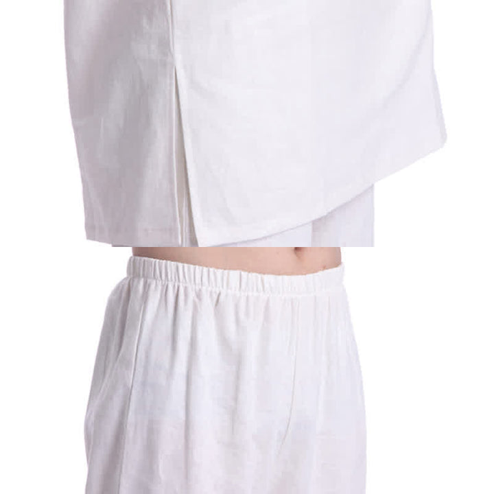 Ensemble de vêtements en coton et lin pour homme Buddha Stones, méditation spirituelle zen, prière - image 15