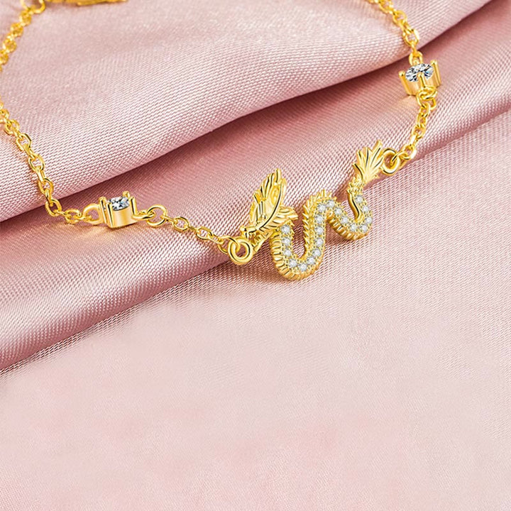 Bracelet en argent sterling 925 Buddha Stones Année du Dragon Bracelet porte-bonheur en corde rouge - image 13