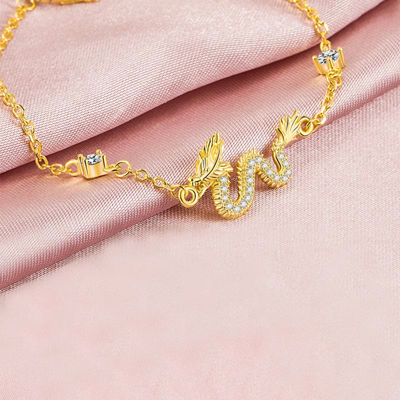 Bracelet en argent sterling 925 Buddha Stones Année du Dragon Bracelet porte-bonheur en corde rouge - image 13