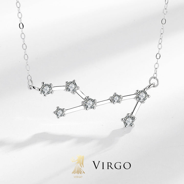 Collier pendentif bénédiction astrologique Buddha Stones en argent sterling 925 12 constellations du zodiaque - image 9